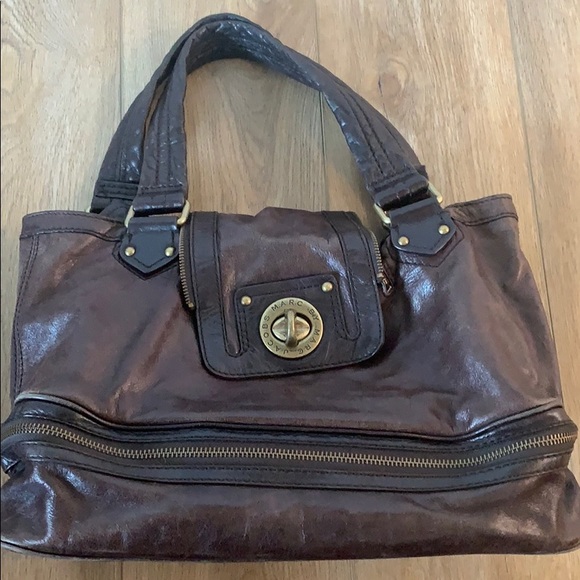 Marc by Marc Jacobs brown leather purse - Picture 1 of 9